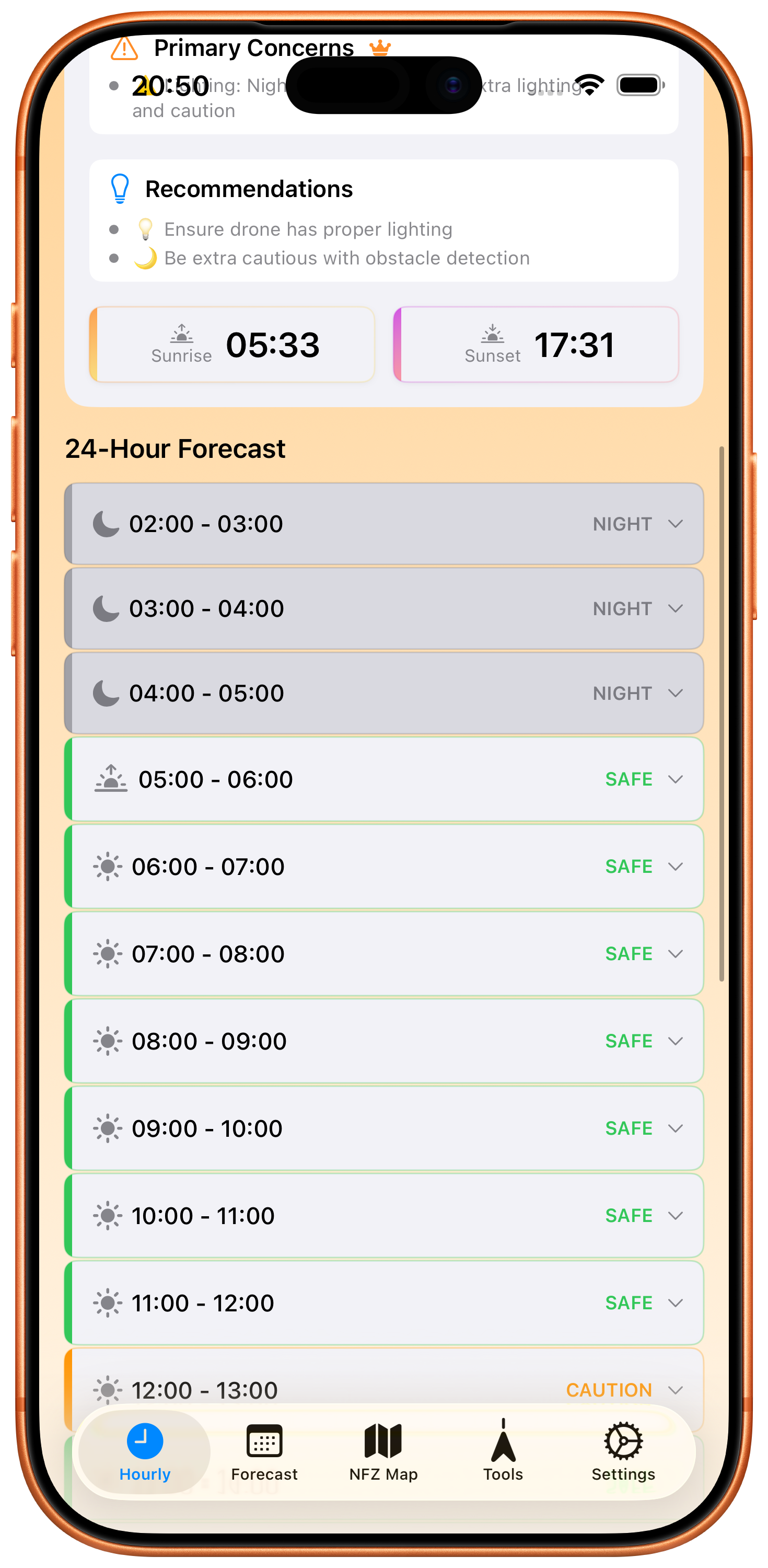 Weather4Fly Location Search