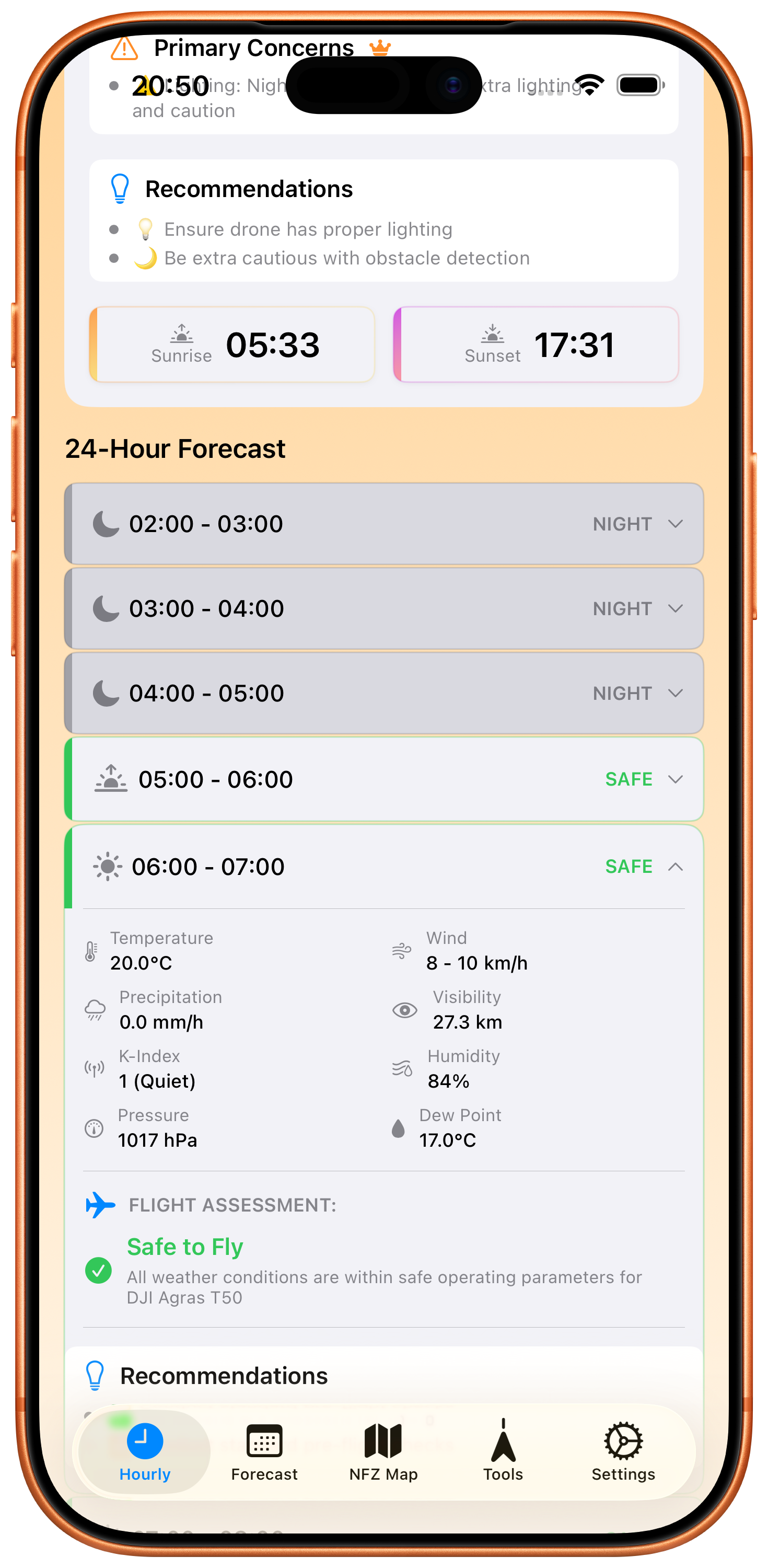 Weather4Fly NFZ Map